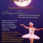 2012 Recital Flyer