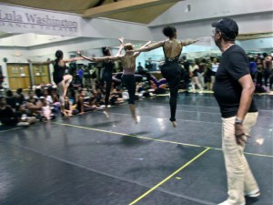 Students dance across the floor